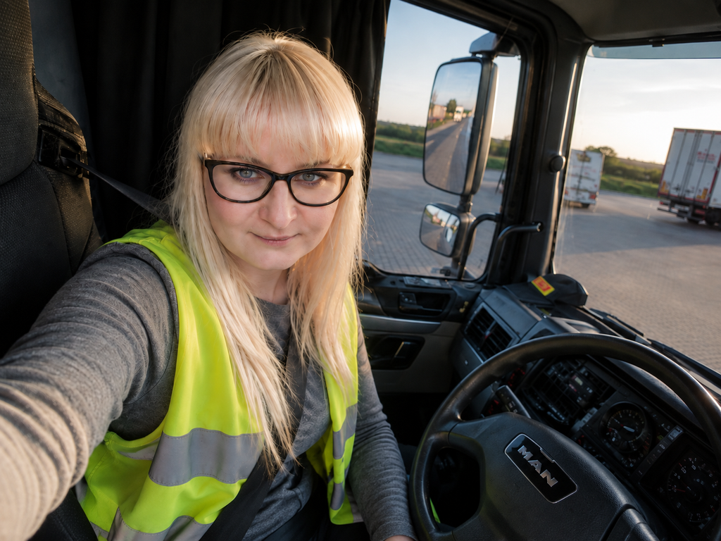 Lady Truck View
